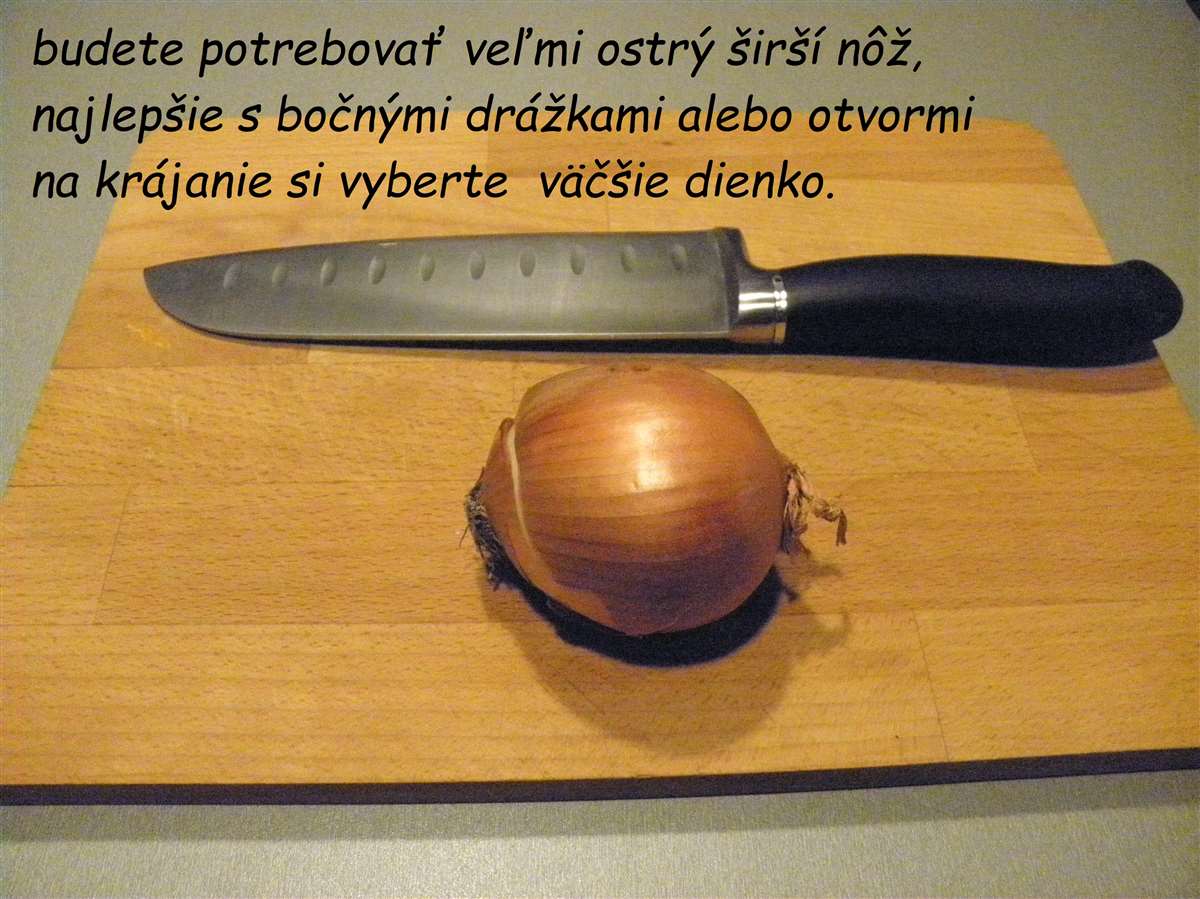 1 Cibuľa A Nôž